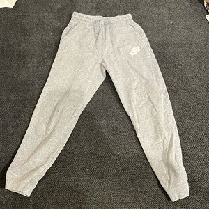 Gray Nike sweatpants
